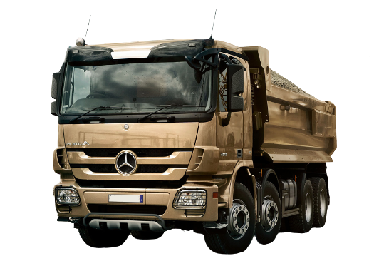 Wywóz gruzu Nowa Huta — wywrotka Mercedes Actros